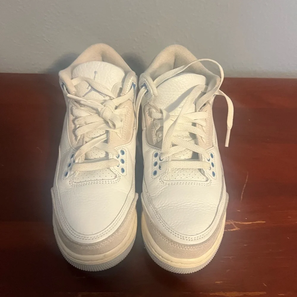Entrupy White and Blue Retro 3 Air Jordan Lucky Shorts
